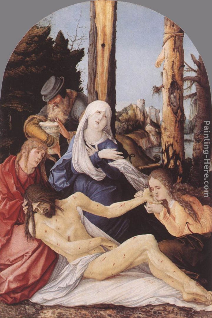 The Lamentation of Christ painting - Hans Baldung The Lamentation of Christ art painting